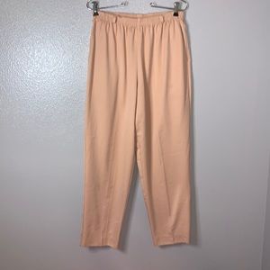 Alfred Dunner vintage light pink nude casual pants